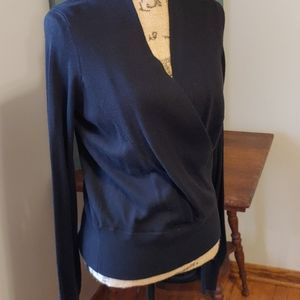 Super flattering black Ann Taylor sweater